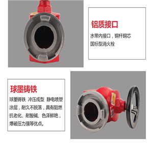 室內(nèi)消火栓 三銅旋轉減壓穩(wěn)壓消防水帶閥門